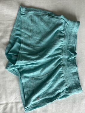 ALO Yoga Mint Green Lounge Shorts with Drawstring